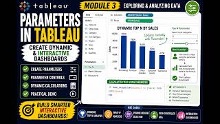Module 3 - 3.24 Parameters in Tableau | Visual Calculations with Demo