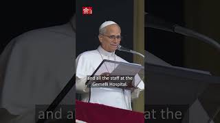 Pope speaks about experience in hospital
