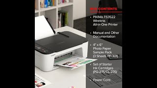 Quick and Easy / Step by Step / Canon  PIXMA TS3522 Set Up / Wireless Devices