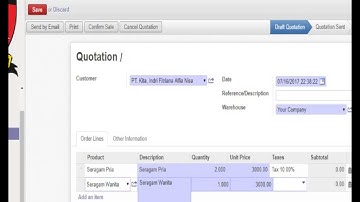 Tutorial Sales Order Odoo