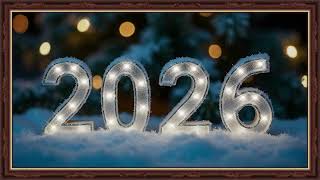 Happy New Year 2026 ❄️✨ | Cozy Winter Lights 4K Frame TV Wallpaper screenshot 3