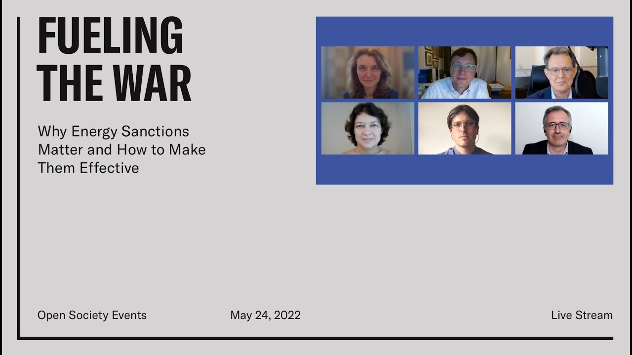 Fueling the War: Why Energy Sanctions Matter and How to Make Them Effective
