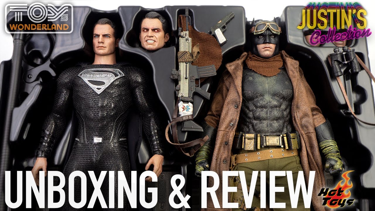 Hot Toys Superman & Knightmare Batman 2 Pack Zack Snyder's Justice League  Unboxing & Review