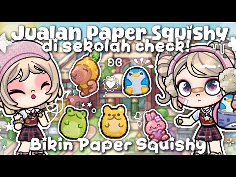 SELLING PAPER SQUISHY AT SCHOOL || haeryn & haechie (Drama Avatar World