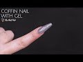 How To Sculpt A Coffin Nail With Gel