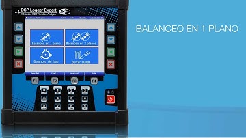 Balanceo 1 plano  DSP Logger Expert