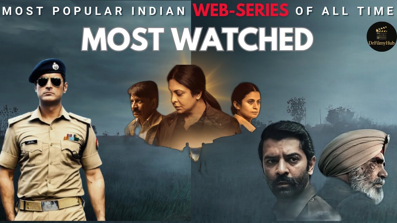 Top 10 Most Watched Indian Web Series 🔥 Delhi Crime to Tabbar | DrFilmyHub
