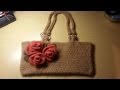 How to Crochet - Wool Felt Handbag - Bag-O-Day Crochet Tutorial #20