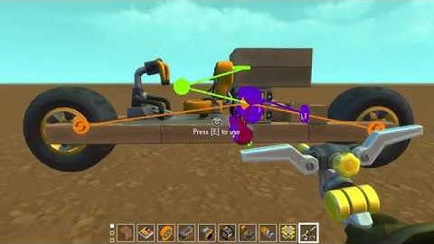 Stabilizing Any Contraption Using Suspension Glitches in Scrap Mechanic