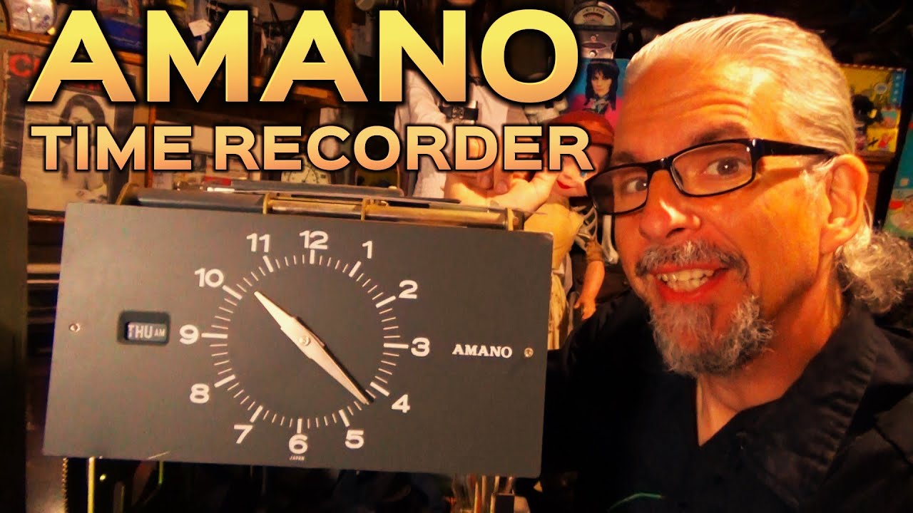 AMANO Time Recorder 1960's! 
