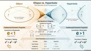 Ellipse and Hyperbola concepts for jee and class 11