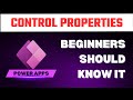 Power Apps Interface Design Tips for Beginners - Control Properties