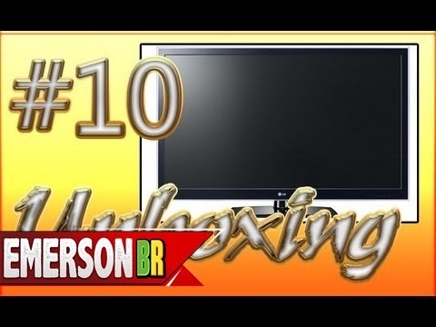 #010 Unboxing -  TV LED LG 42LV5500 42"  polegadas FULL HD 120Hz TruMotion