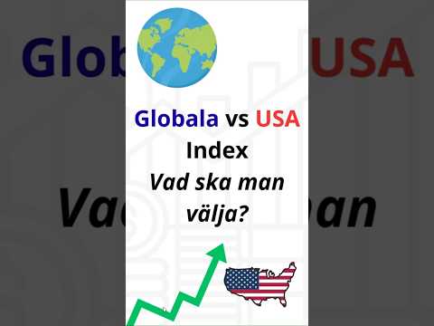 Globalt vs USA indexet? #aktier #index #usa #global