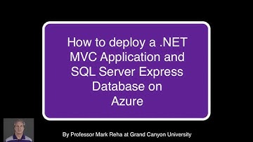 HOWTO - Deploy a .NET MVC Application on Azure