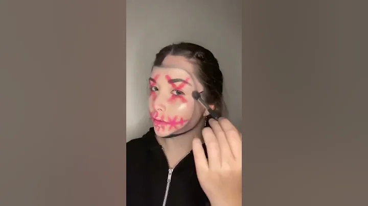 31 DAYS OF HALLOWEEN DAY 1: THE PURGE 🩸 #shorts #makeup #sfx #halloween #makeup #danisface