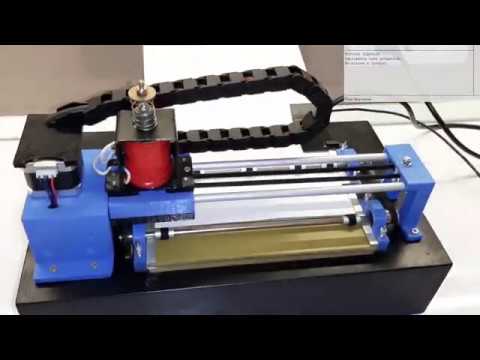 Braille printer (using Arduino UNO and Shield CNC V3) - YouTube