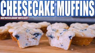 Anabolic Blueberry Cheesecake Muffins High Protein Bodybuilding Recipe