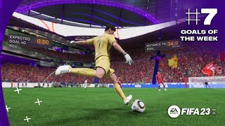 FIFA 23 'I scored a Powershot with a Goalkeeper from 35yards?!' | BEST GOALS OF THE WEEK #7