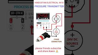 PRESSURE TRANSMITTER 2 WIRE CONNECTION#PRESSURE TRANSMITTER#wiringdiagram#PRESSUR TRANSMITER DIAGRAM