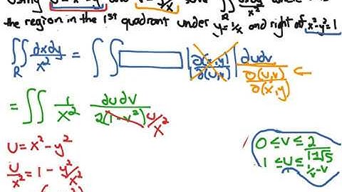 Double Integral: Changing Variables