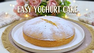 Easy Yoghurt Cake Recipe | Soft, Moist & Fluffy Cake | Egg Yoghurt Cake | Easy Homemade Cake  screenshot 2