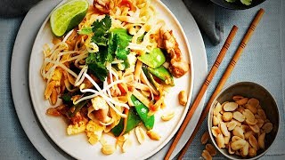 Easy Stir-Fried Crispy Pad Thai 🍜 Thai Food Recipe [Tasty Food]