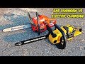 Gas Chainsaw vs Electric Chainsaw