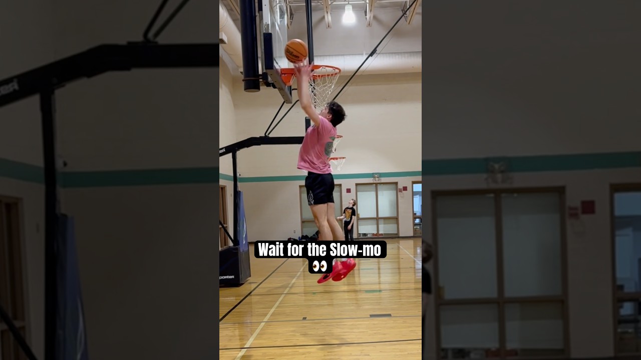 Double Backboard Tap Dunk! 👀 