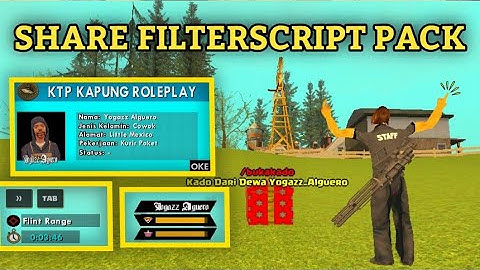 [SHARE] FILTERSCRIPT PACK GTA SAMP - FS TEXTDRAW | Yog AZZ