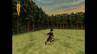 Dean Thomas Soccer Challenge in the North American version PS1 version of Chamber of Secrets