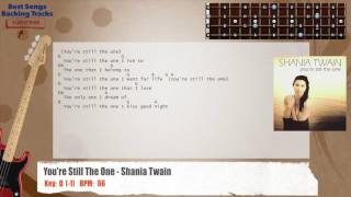 🎻 You're Still The One - Shania Twain Bass Backing Track with chords and lyrics