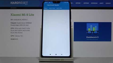 Xiaomi MI 8 Lite - Geekbench 5 CPU Benchmark