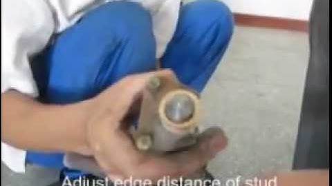 Operation of stud welder 01