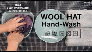 How to Wash Wool Hat by Hand