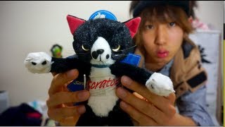 クソ萌えるネコ人形　スクラッチ　cat doll