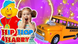 Head Shoulders Knees & Toes + Wheels On The Bus | MEGA MIX | Hip Hop Harry
