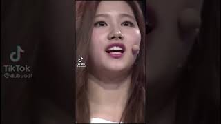 Sana then vs now (cr: @dubuoof on tiktok) #twice #sana