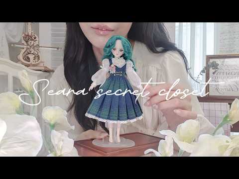 🌊Making Calm & Elegant Doll Clothes✨｜From Costume Design to Completion ✧Neptune✧
