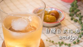 【梅酒作法】簡單天然釀造梅酒｜在家做甜酒 | おいしい梅酒の作り方 | homemade Japanese PLUM WINE | 日本男子的家庭料理 TASTY NOTE