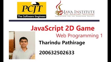 JavaScript 2D Game | Tharindu Pathirage