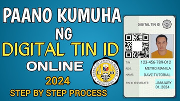 PAANO KUMUHA NG DIGITAL TIN ID ONLINE 2024 | HOW GET DIGITAL TIN ID ONLINE Updated Process 2024