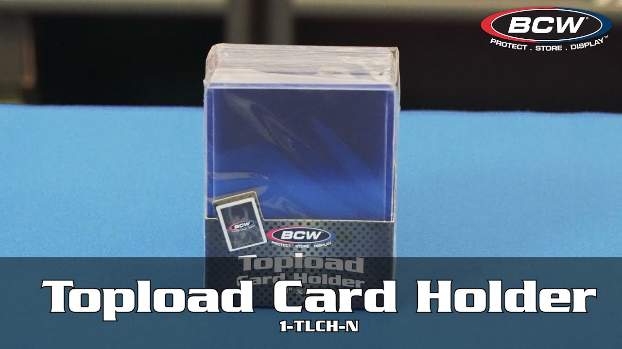 BCW Toploading Card Holders Standard YouTube