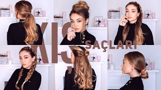 Kış Saçları Kolay Ve Hızlı Saç Modelleri