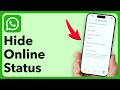 How To Hide Online Status And Read Receipts On WhatsApp How To Hide Online Status And Read Receipts On WhatsApp