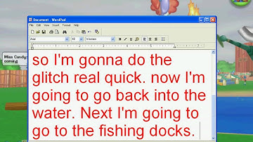 Toontown - How to run around with a fishing rod