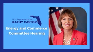Rep. Castor Energy and Commerce Health Subcommittee Hearing on her critical Legislation