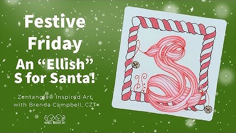 Festive Friday: A Zentangle® Inspired Art or ZIA project | Angel Whispers Art