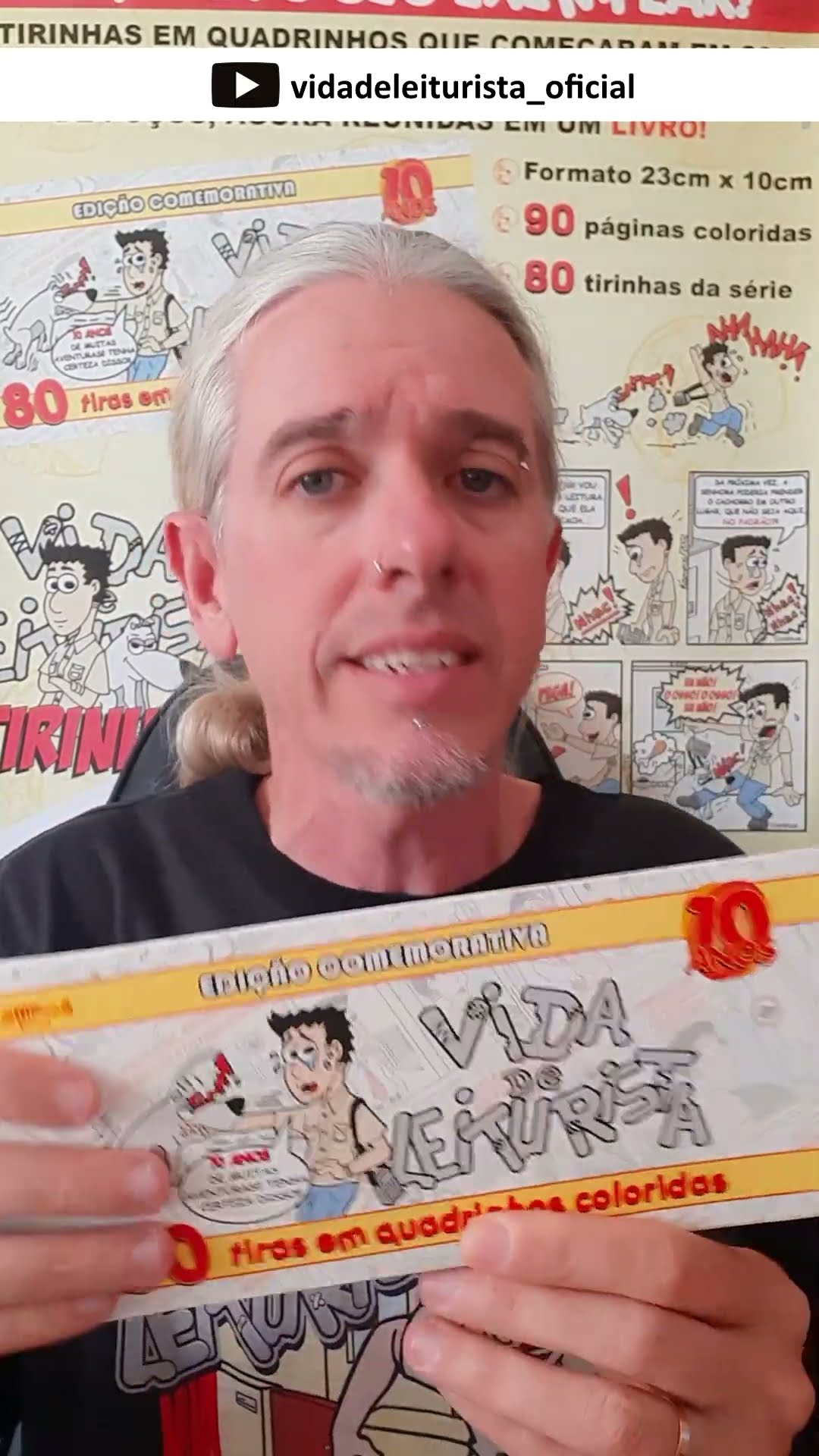 Revista em quadrinhos VIDA DE LEITURISTA