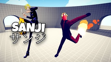 SANJI VS EVERY UNITS - Totally Accurate Battle Simulator TABS